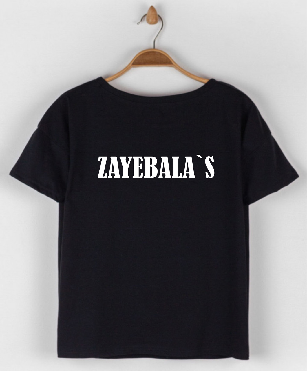 Жіноча бавовняна футболка з оригінальним написом Zayebala's, молодіжний одяг розмір S