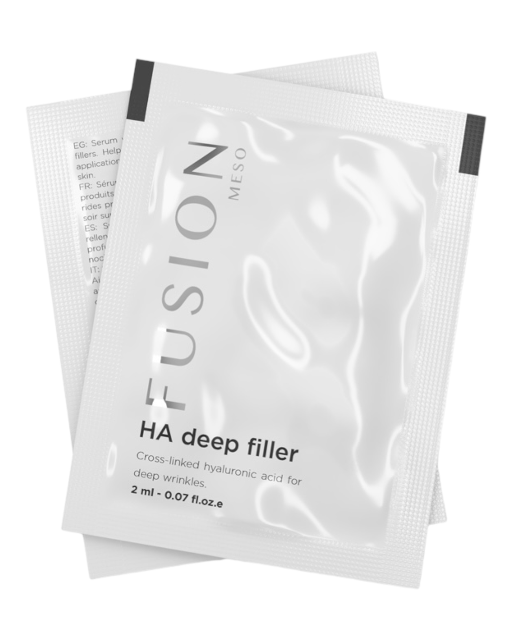 Набір тестерів сироватки - філеру для заповнення зморшок Fusion Meso HA Deep Filler 5 шт. х 2 мл