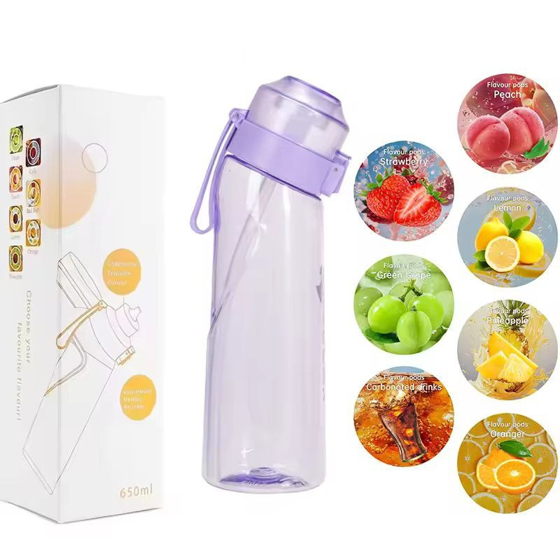 Спортивна пляшка Air Up Bottle/up air 2 смаки/картриджів у комплекті 650 мл Фіолетовий