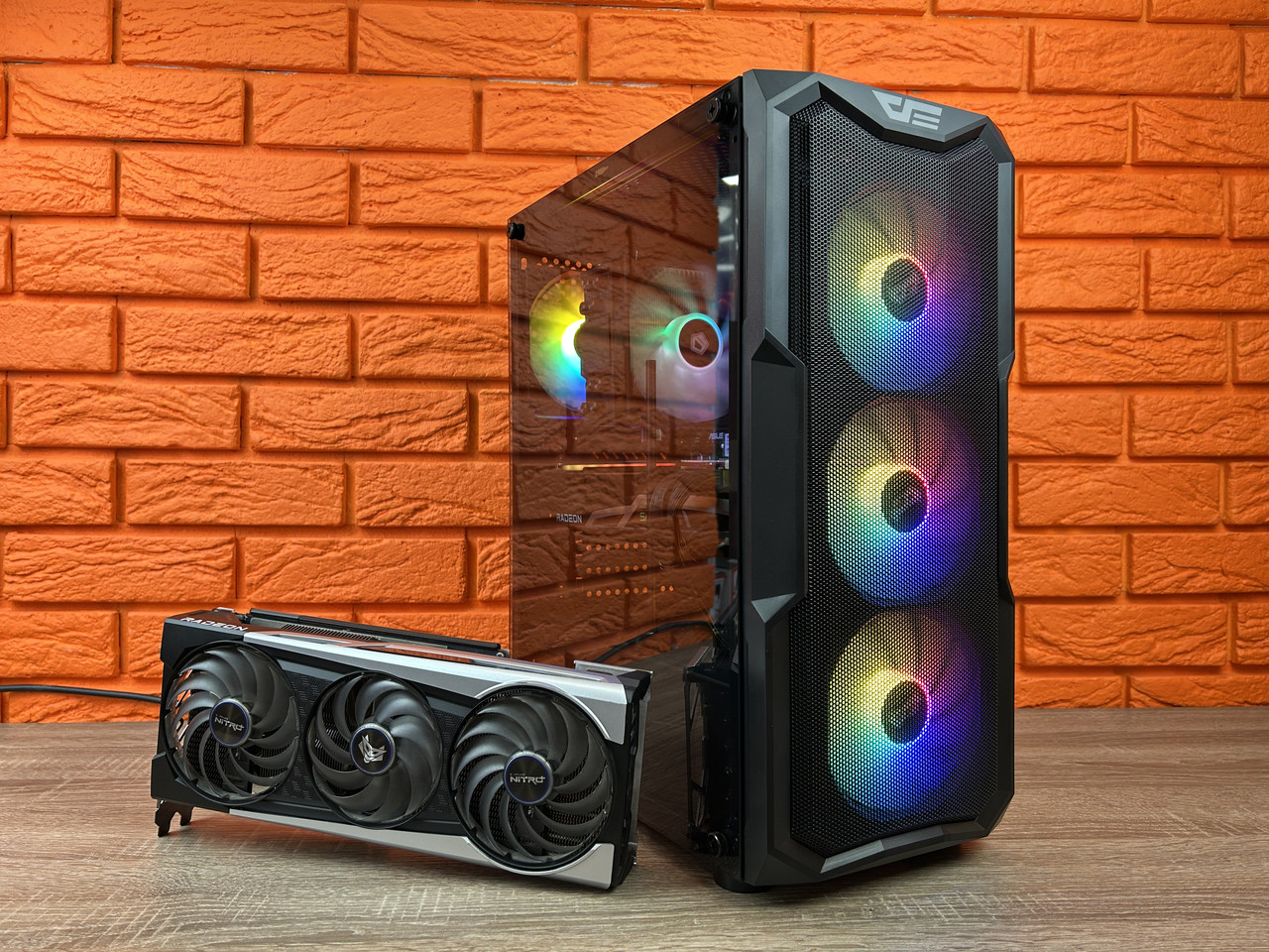 Ігровий комп'ютер DarkFlash, Intel Core i5-12400F 4.4GHz, DDR4 32ГБ, NVME 512GB, RX 6800XT 16GB