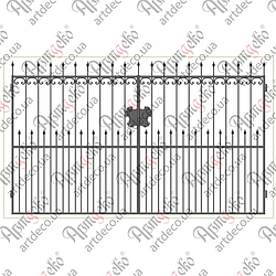 Ковані ворота.2100х3400 (КВ-01) КОМПЛЕКТ ЕЛЕМЕНТІВ