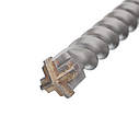 Бур SDS-Max, Quadro, 28×800 мм INTERTOOL SDM-2880, фото 2