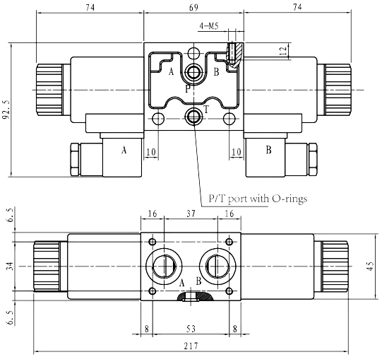 розміри розподільника MWE6