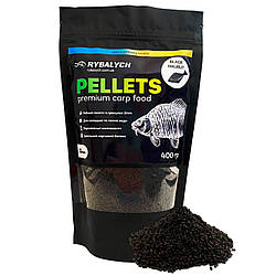 Пеллетс Rybalych Black Halibut 2мм 400г