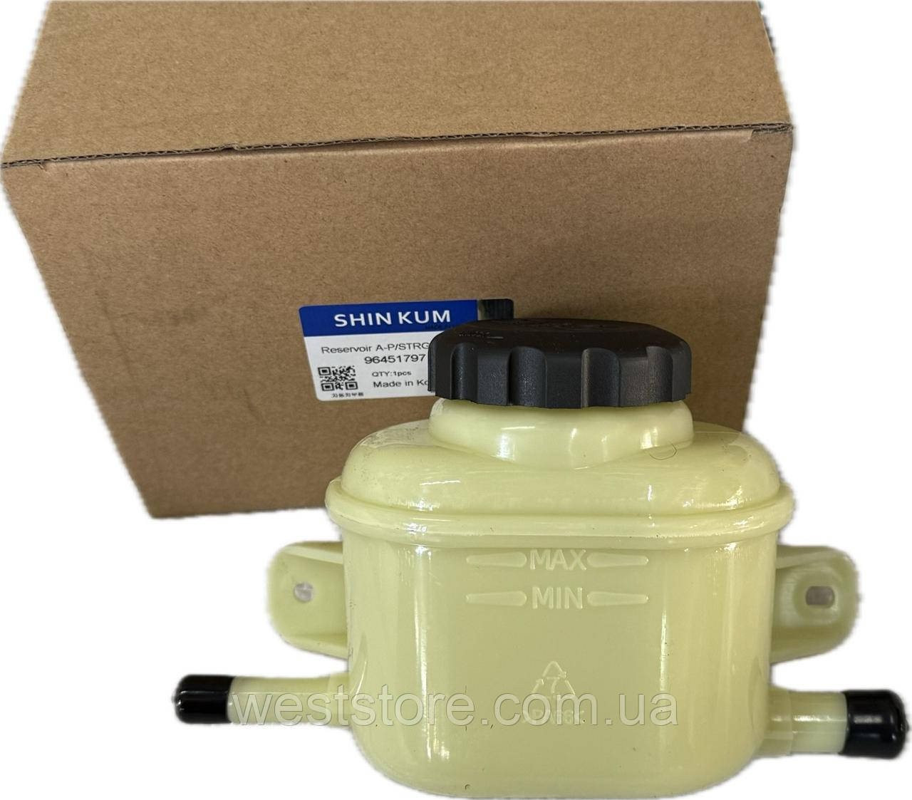Бачок гідропідсилювача керма (ГУР) Chevrolet Lacetti SHIN KUM Корея, без клапана 96451797