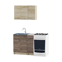 Маленька кухня Еко набір 0.9 м, компактний кухонний гарнітур 90 см Еверест