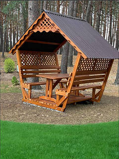 Дерев'яна альтанка, розбірна "Люкс"