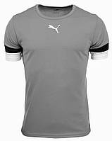 Футболка Puma teamRISE Jersey Jr сірий Діт 140 см