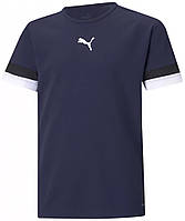 Футболка Puma teamRISE Jersey Jr темно-синій Діт 152 см