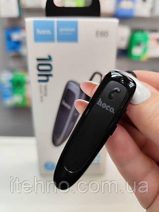 Гарнітура Hoco E60 Brightness business Bluetooth (Чорний), фото 1