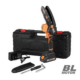 Ланцюгова пила акумуляторна Tex.AC TAOE-S6OBL, Акумуляторна мініпила, Пила для підрізання дерев, Пила гілкоріз