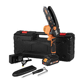 Ланцюгова пила акумуляторна 152 мм Tex.AC TAOE-S6O, Акумуляторна міні пила, Акумуляторна електрична пила