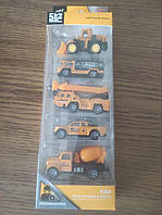 Іграшка набір металевих машинок Будівельна техніка 5шт NO.QZ618-C