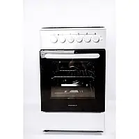 Плита газоелектрична біла Grunhelm FM5612W