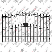 Ковані ворота 2170х3310 (КВ-07) КОМПЛЕКТ ЕЛЕМЕНТІВ