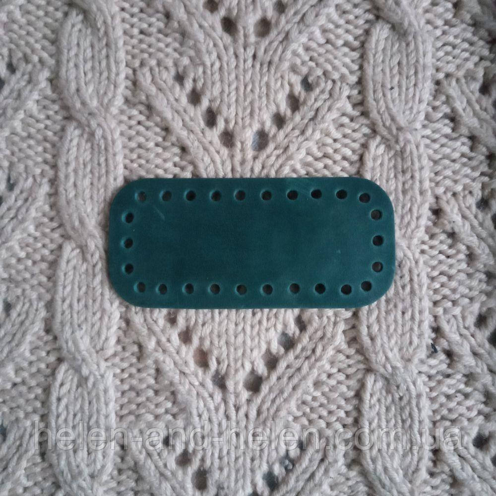 Денце для в'язаних міні сумочок. Колір «Морська хвиля», фото 1