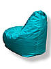 Безкаркасне крісло груша-диван Бирюзовый, фото 5