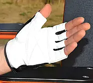 Рукавички для фітнесу MadMax MFG-444 Fitness White XL 22-23,5 см, фото 6