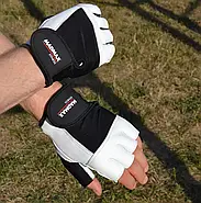 Рукавички для фітнесу MadMax MFG-444 Fitness White XL 22-23,5 см, фото 7