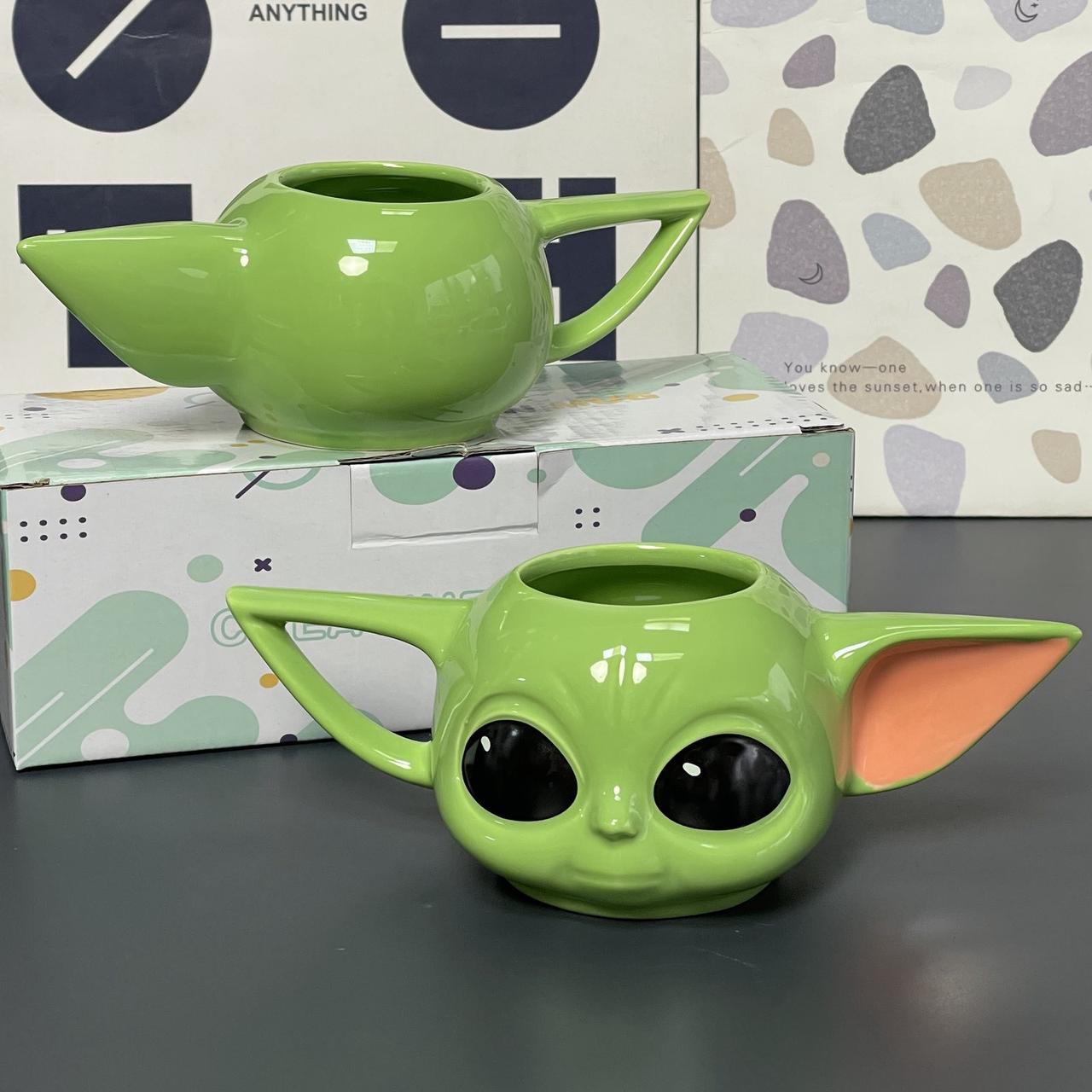 Чашка фігурна "Майстер Йода", супергерої, Кружка керамическая "Йода", фото 1