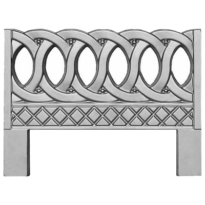 Форма для огорожі №6 Розміри: 800х600х40 мм; форми для огорож з АБС пластику