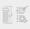 Сопло Anycubic kobra2 M6 0.4мм під 1.75 мм нитка для 3D-принтера, фото 3