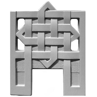 Форма для огорожі №4 Розміри: 550х700х40 мм; форми для огорож з АБС пластику