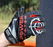 Рукавички для кросфіту з довгим пальцем Power System PS-2860 Cross Power Black/Red M, фото 8