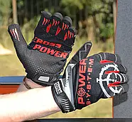 Рукавички для кросфіту з довгим пальцем Power System PS-2860 Cross Power Black/Red M, фото 7
