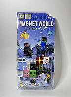 Магнітні мініблоки Майнкрафт зимовий