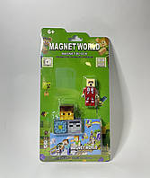 Магнітні мініблоки Майнкрафт зелений