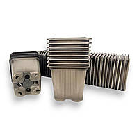 Горщик для розсади 180 мл з отворами, квадратний