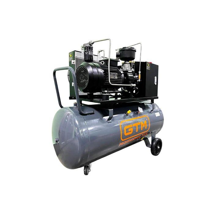 Гвинтовий повітряний компресор 200 л GTM DLG5.5V масляний (DLG5.5V) (27293)