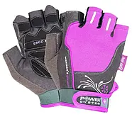 Рукавички для фітнесу Power System PS-2570 Woman’s Power жіночі Pink XS, фото 3