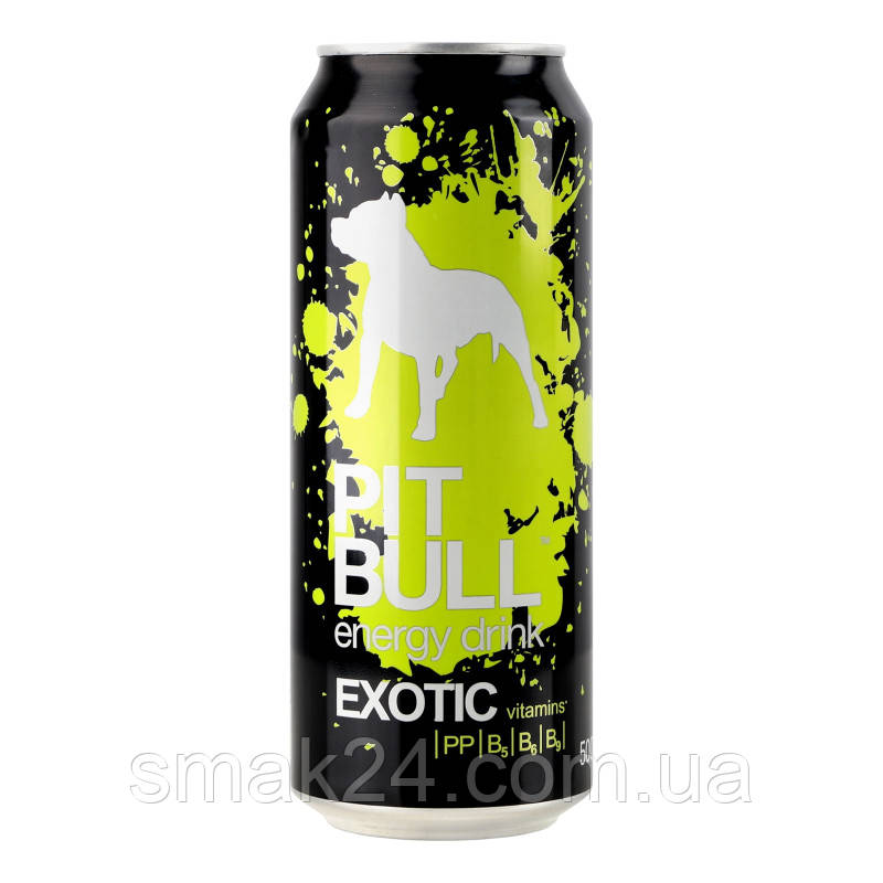 Енергетичний напій Pit Bull Energy Drink Exotic 0.5 л Україна
