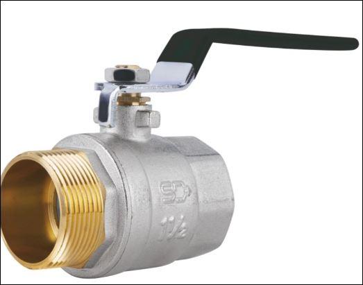 Кран кульовий ДУ 40 вода різьба внутр./внутр. важіль SD Pn 30