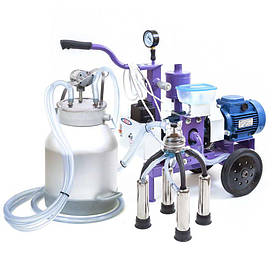 Доїльний апарат ХЗДО УИД-20 М115 нержавійка 20л 750Вт для корів і кіз 30 голів BF