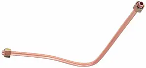 Трубка на компресор L = 570 мм Гайка 3/8х3/8