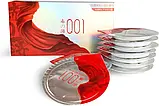 Презервативи OLO RedSilver ультратонкі з гіалуроновим змащенням і термо ефектом 10 шт, фото 2