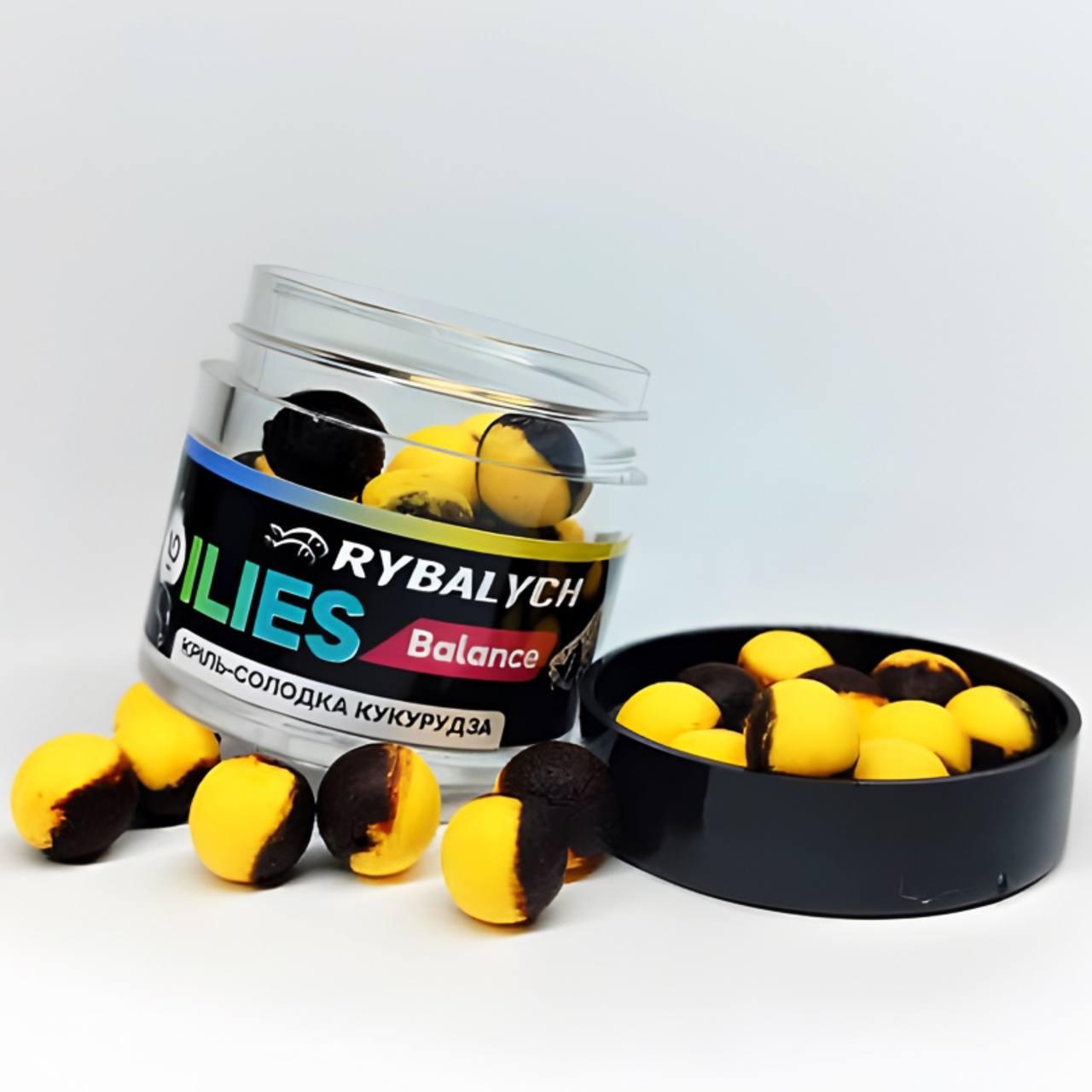 Бойли Balance Rybalych Солодка кукурудза 12mm (15шт)