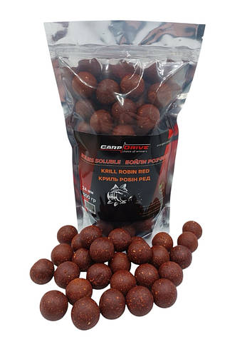 Бойли розчинні Криль Робін ред (Krill Robin Red) 24 мм 500 г Carp Dream, фото 1