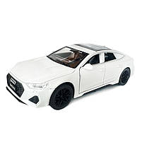Іграшкова машинка металева Audi RS 7 Sportback (Ауді RS 7 Спортбек) «Автоексперт», біла, батар., світло, звук, відкр. двері, від 3, фото 3