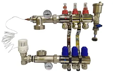 Колектор Для Теплої Підлоги Koer 3 Контуру Чехія, фото 1