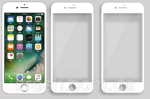 Захисне скло Baseus для iPhone SE 2022/2020/8/7 - Curved-screen PET Soft 3D (2шт), White (SGAPIPH8N-GPE02), фото 1