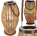 Ліхтар бамбуковий дерев'яний Gardlov 24282 лампа для тераси саду балкона B_2486, фото 2