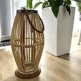 Ліхтар бамбуковий дерев'яний Gardlov 24282 лампа для тераси саду балкона B_2486, фото 4
