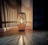 Ліхтар бамбуковий дерев'яний Gardlov 24282 лампа для тераси саду балкона B_2486, фото 6