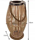 Ліхтар бамбуковий дерев'яний Gardlov 24282 лампа для тераси саду балкона B_2486, фото 7