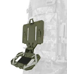 Тактичний Підсумок тримач для смартфона на плитоноску, на бронежилет, кріплення телефона molle олива