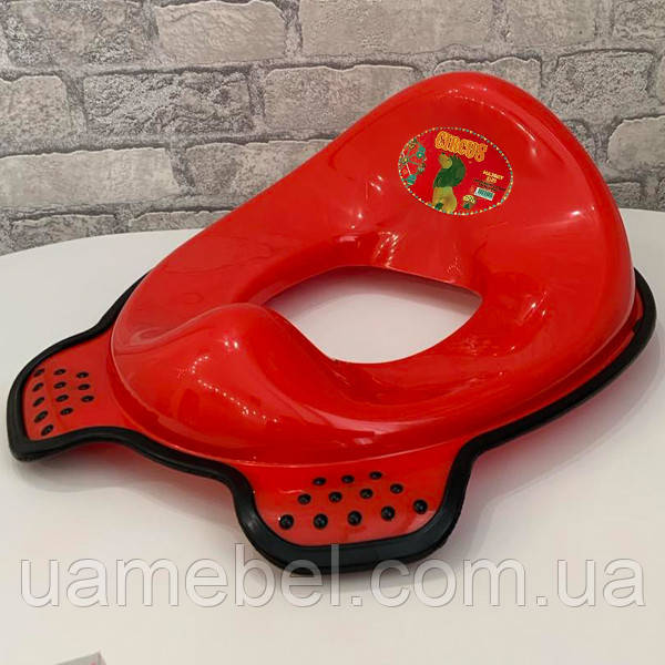 Накладка для унітаза дитяча CM-240 Червона